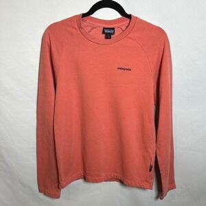 Patagonia P-6 Logo Lightweight Crew Sweat Spiced Coral Size S